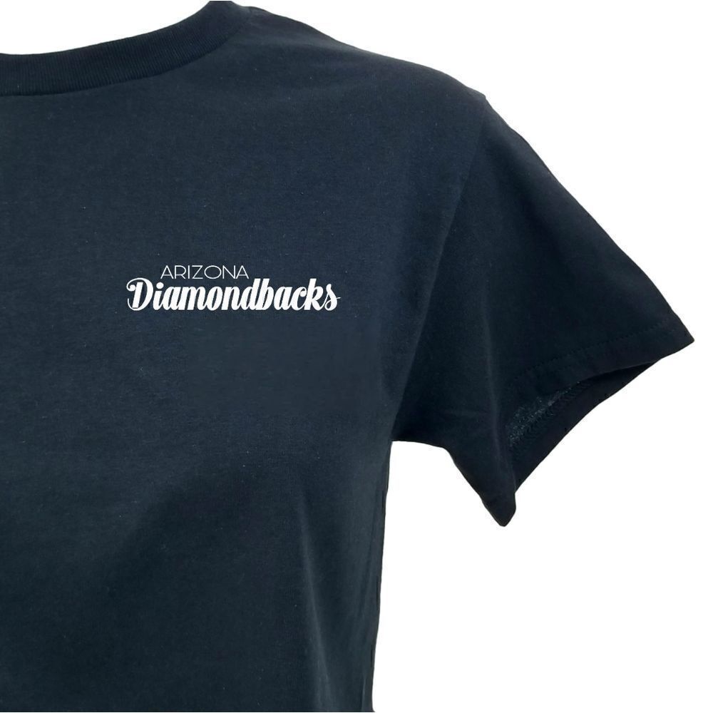 ARIZON DIAMONDBACKS Double Script Retro Logo MLB Vintage Style T-shirt - Picture 4 of 6
